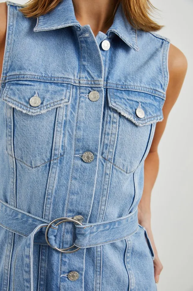Rails Denim Women WILSHIRE DRESS Blue Dream