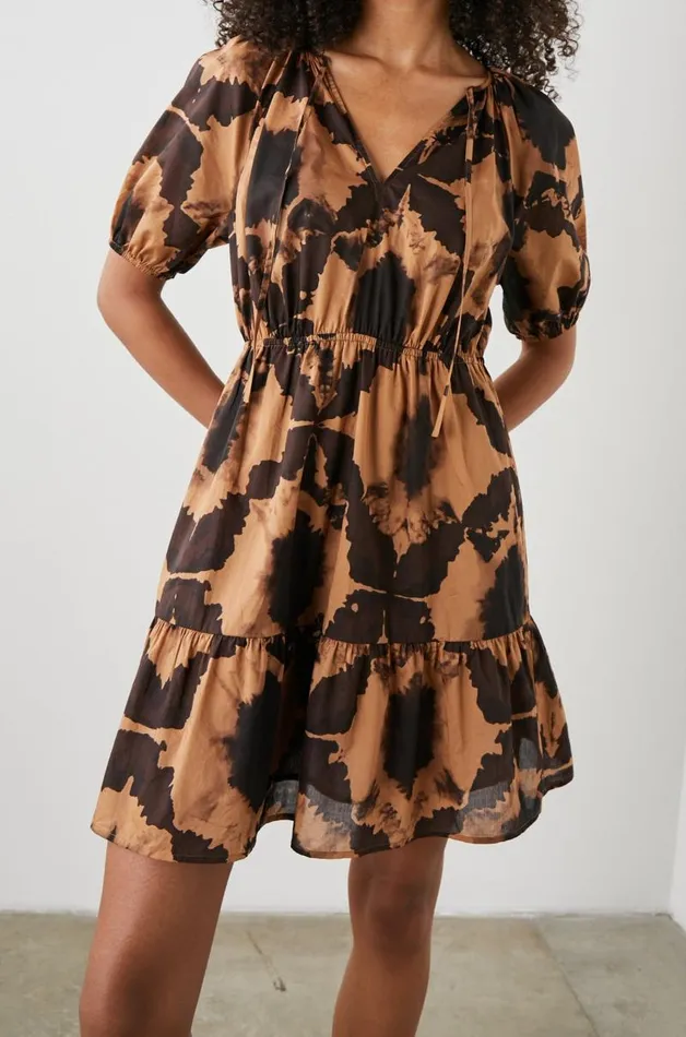 Rails Dresses and Rompers Women AMABELLA DRESS Tigers Eye