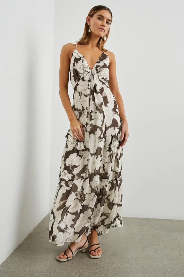 Rails Dresses and Rompers Women BOA DRESS Mocha Floral