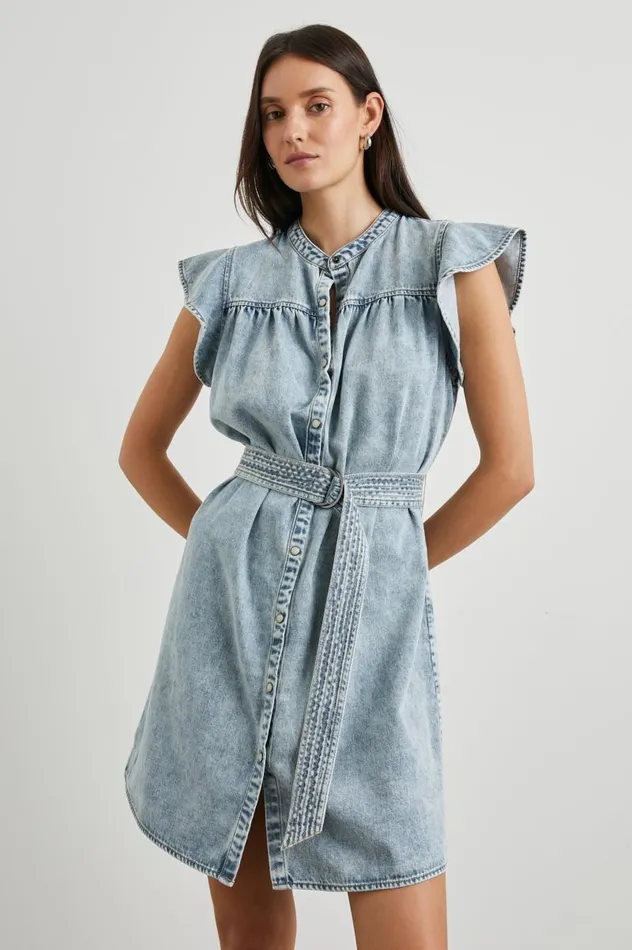 Rails Dresses and Rompers Women LETTA DRESS Faded Indigo