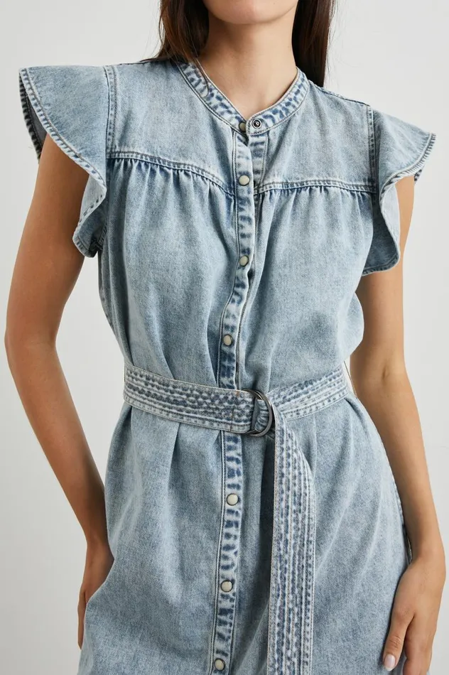 Rails Dresses and Rompers Women LETTA DRESS Faded Indigo