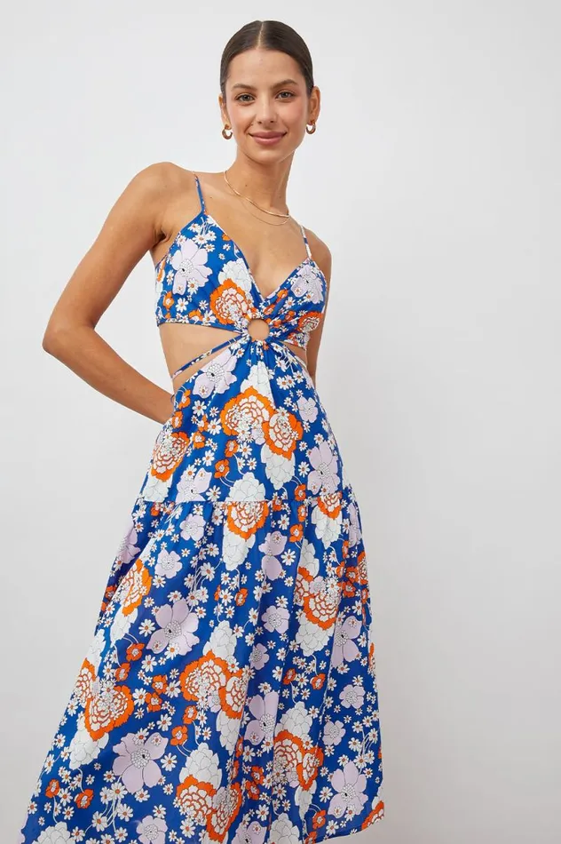 Rails Dresses and Rompers Women LOURDES DRESS Cobalt Floral