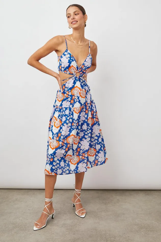 Rails Dresses and Rompers Women LOURDES DRESS Cobalt Floral