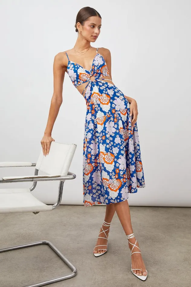 Rails Dresses and Rompers Women LOURDES DRESS Cobalt Floral