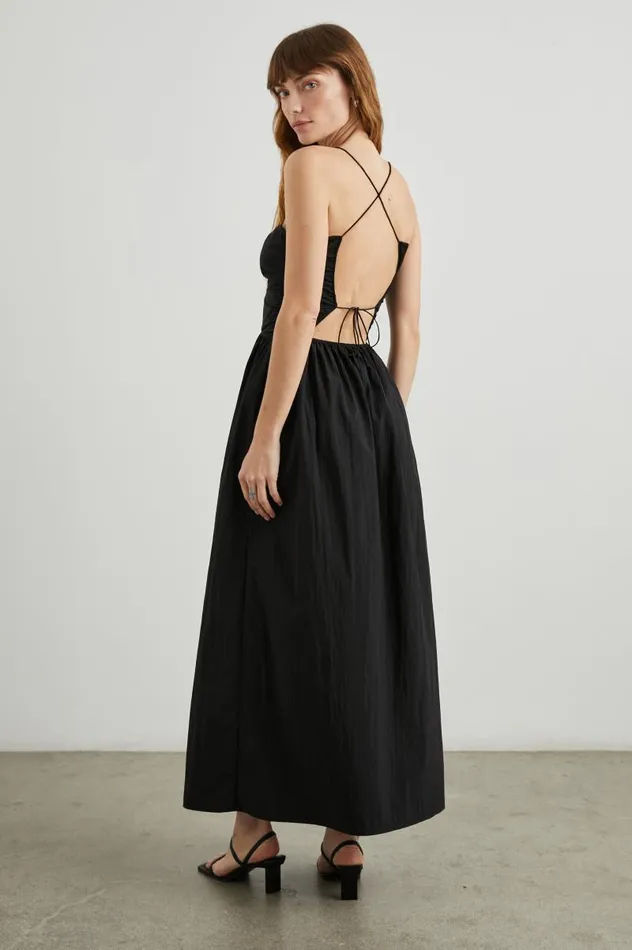 Rails Dresses and Rompers Women SILVIA DRESS Black Nylon