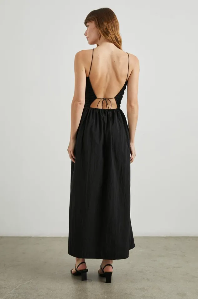 Rails Dresses and Rompers Women SILVIA DRESS Black Nylon