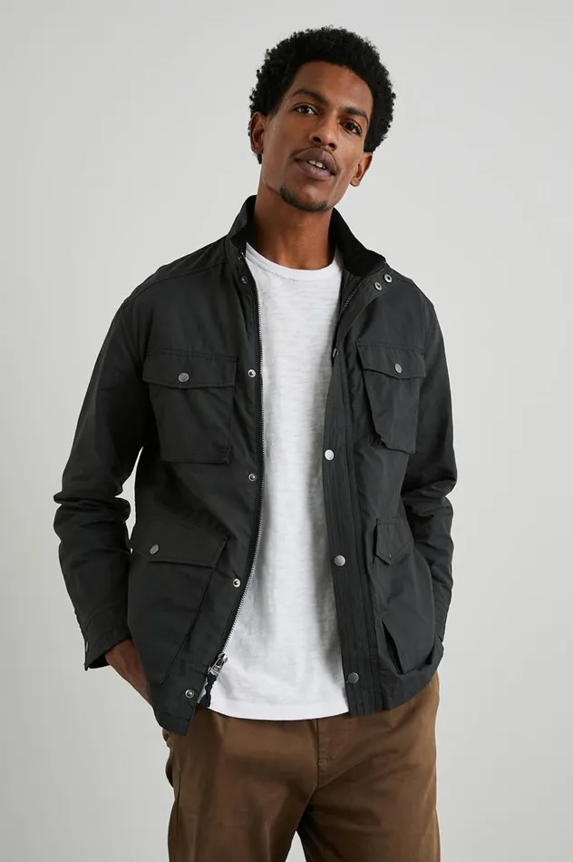 Rails Jackets and Coats Men CARDIFF JACKET Black