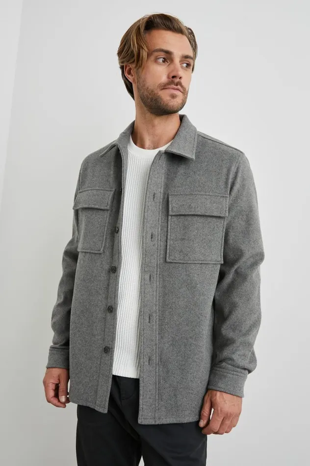 Rails Jackets and Coats Men WARNER SHIRT JACKET Grimoire