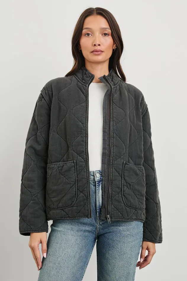 Rails Jackets and Coats Women DENVER JACKET Faded Black