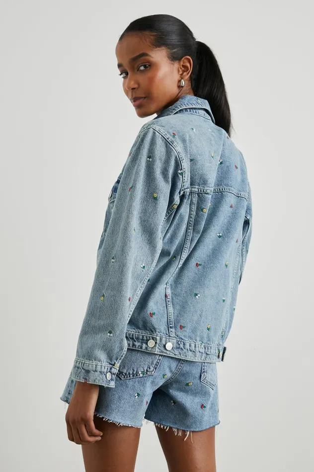 Rails Jackets and Coats Women GROVE BOYFRIEND TRUCKER JACKET Flower Field