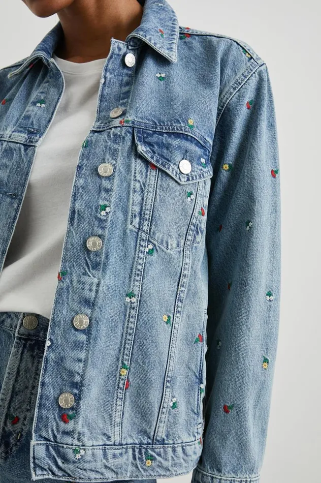 Rails Jackets and Coats Women GROVE BOYFRIEND TRUCKER JACKET Flower Field