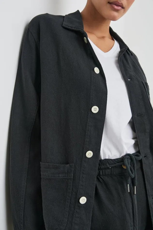 Rails Jackets and Coats Women GWEN JACKET Washed Black