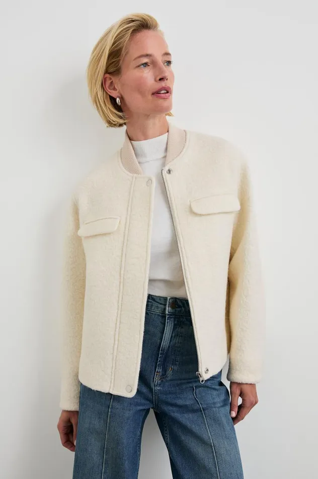 Rails Jackets and Coats Women KINSLEY JACKET Ivory