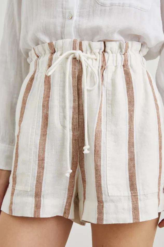 Rails Pants and Shorts Women FOSTER SHORT Coconut Stripe