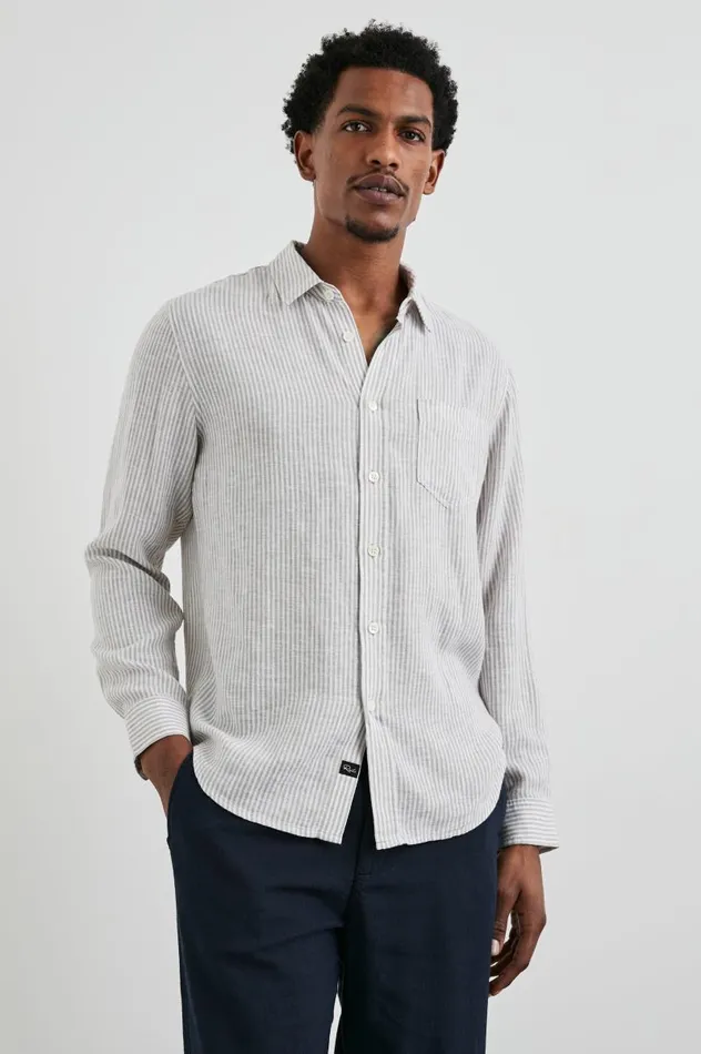 Rails Shirts Men CONNOR SHIRT Ghurka White Railroad
