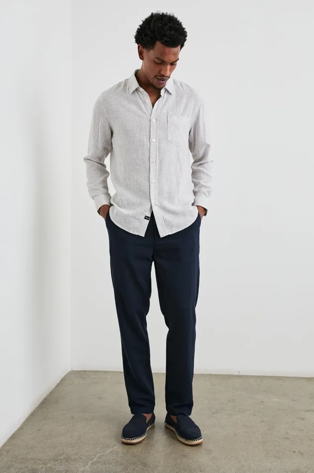 Rails Shirts Men CONNOR SHIRT Ghurka White Railroad
