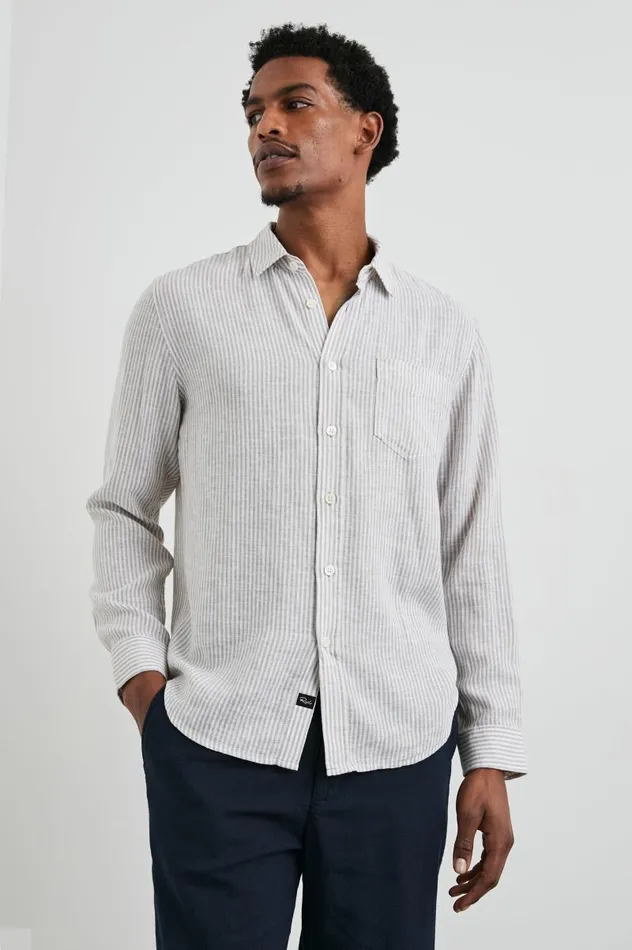 Rails Shirts Men CONNOR SHIRT Ghurka White Railroad