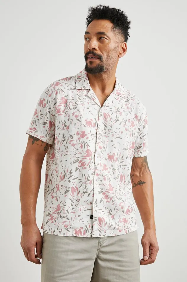 Rails Shirts Men DRESDEN SHIRT Brush Floral White