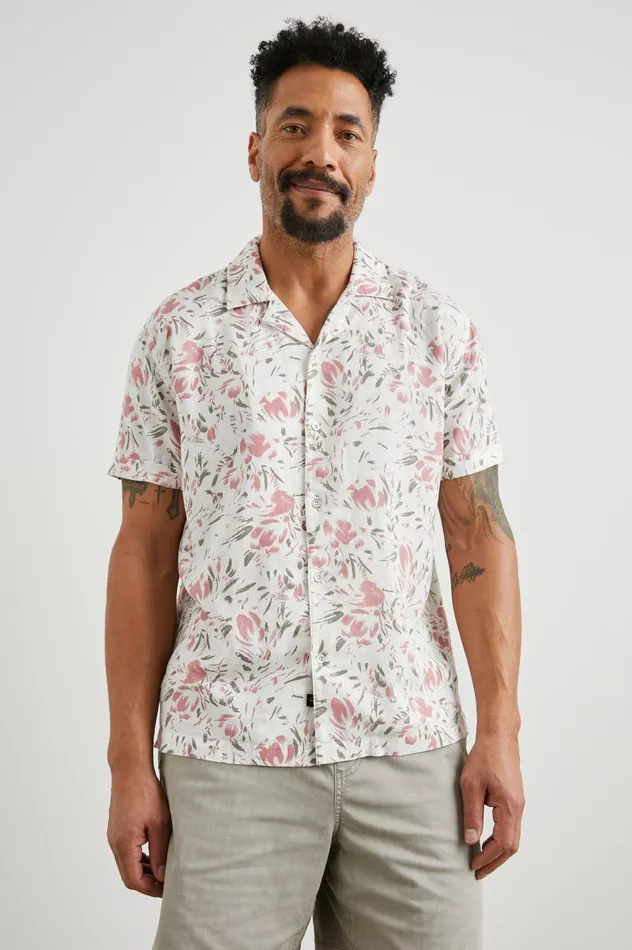 Rails Shirts Men DRESDEN SHIRT Brush Floral White