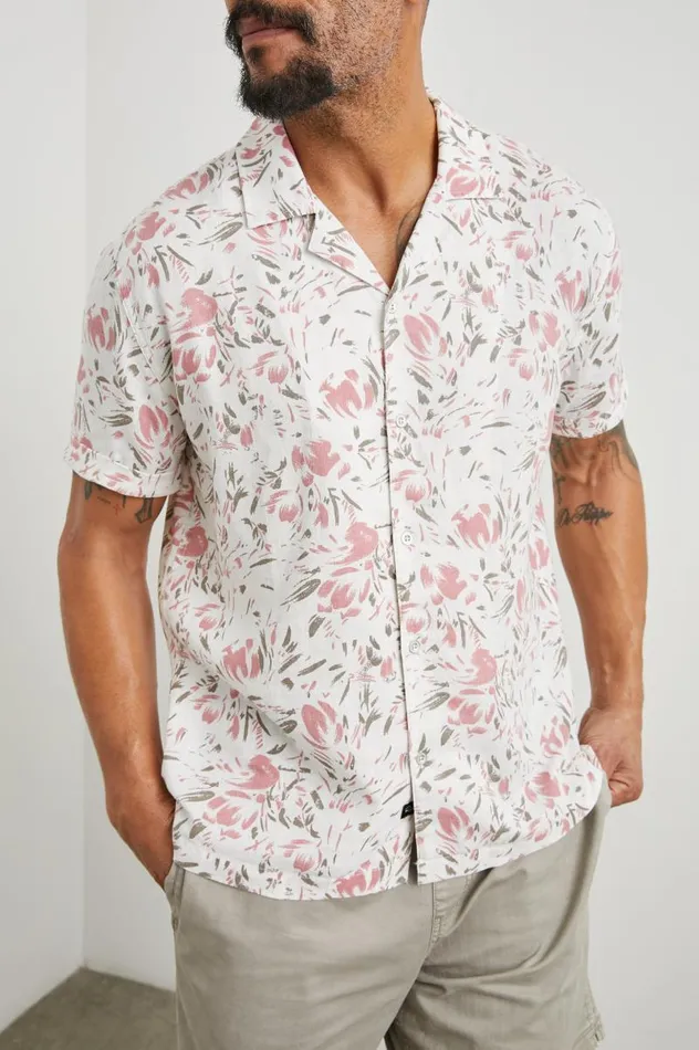 Rails Shirts Men DRESDEN SHIRT Brush Floral White