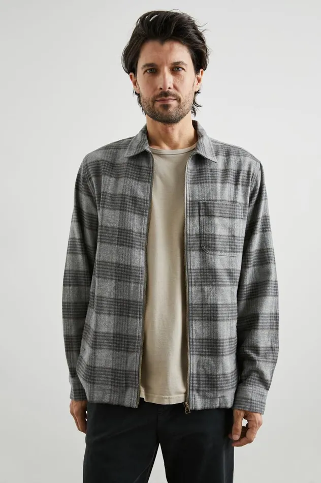 Rails Shirts Men JAQUE SHIRT JACKET Lithium Rust
