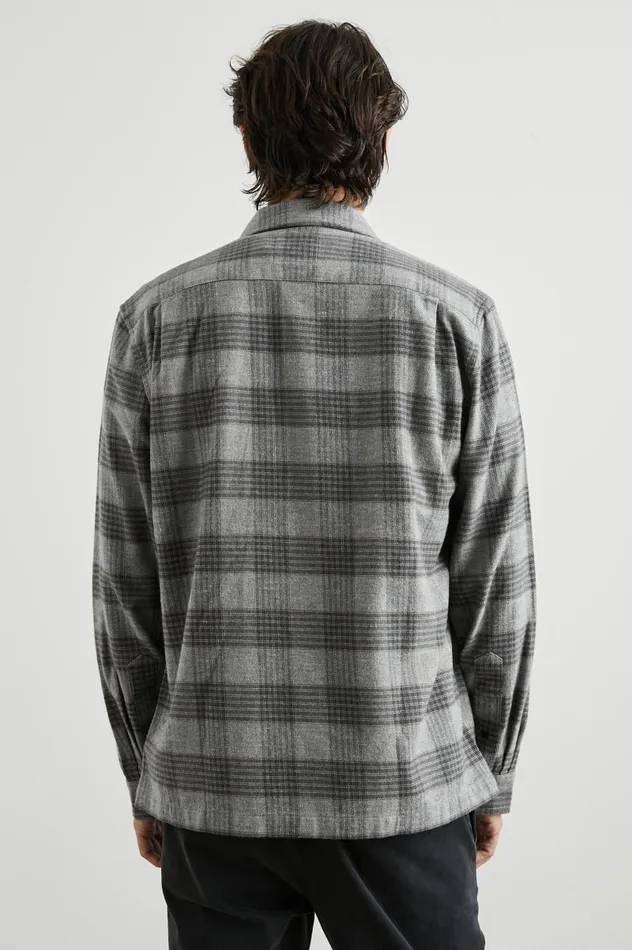 Rails Shirts Men JAQUE SHIRT JACKET Lithium Rust