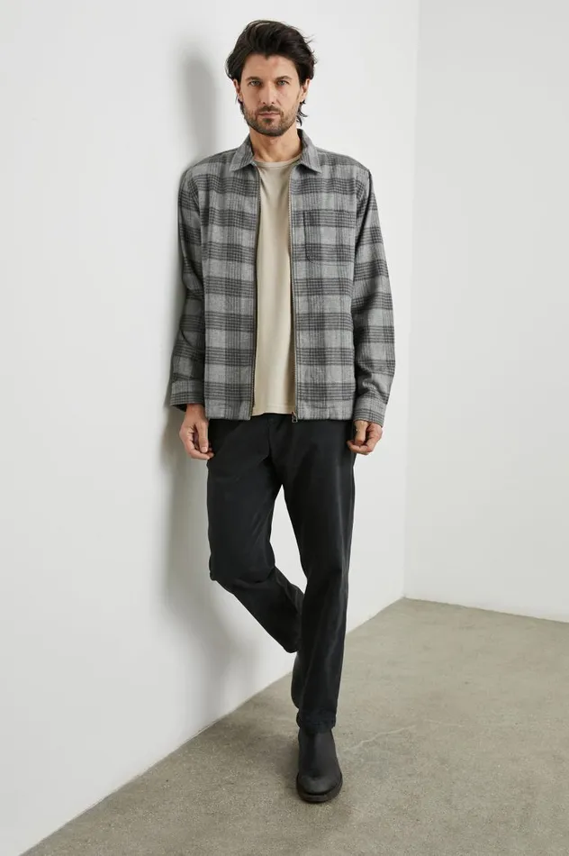 Rails Shirts Men JAQUE SHIRT JACKET Lithium Rust