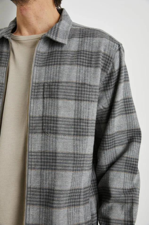 Rails Shirts Men JAQUE SHIRT JACKET Lithium Rust