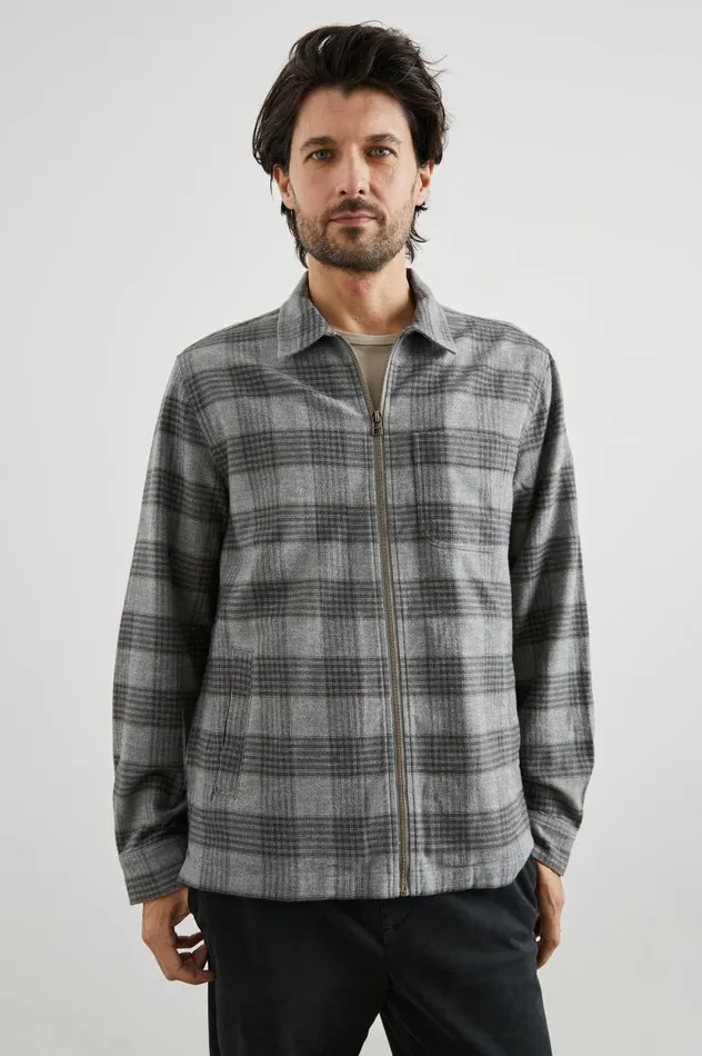 Rails Shirts Men JAQUE SHIRT JACKET Lithium Rust