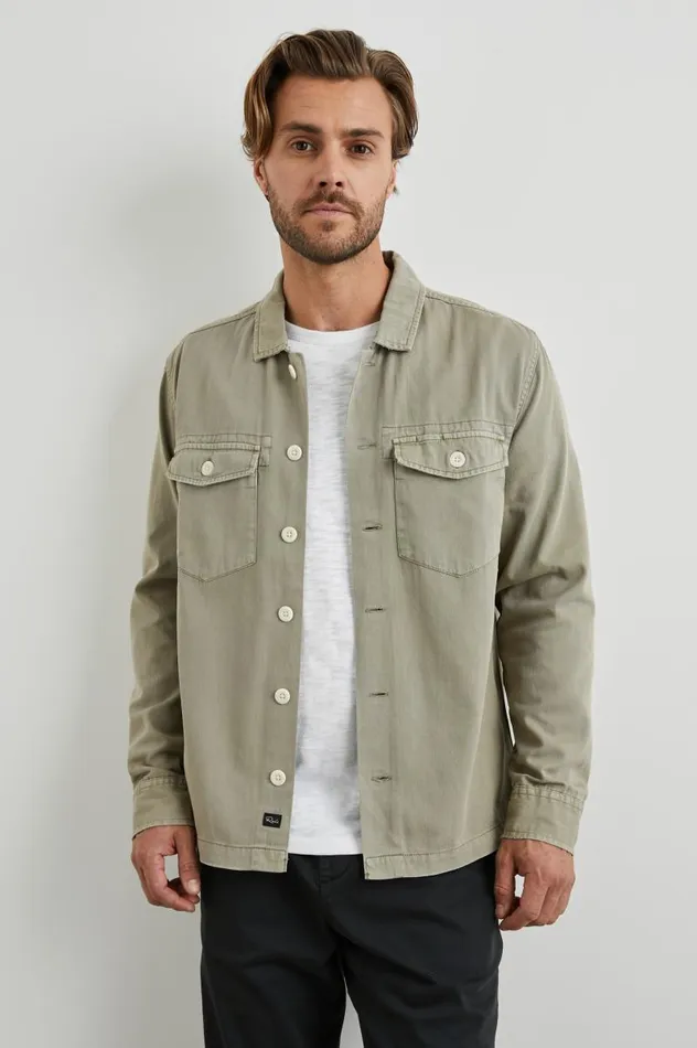 Rails Shirts Men KEROUAC SHIRT JACKET Natural