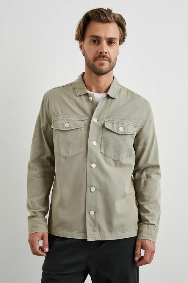 Rails Shirts Men KEROUAC SHIRT JACKET Natural