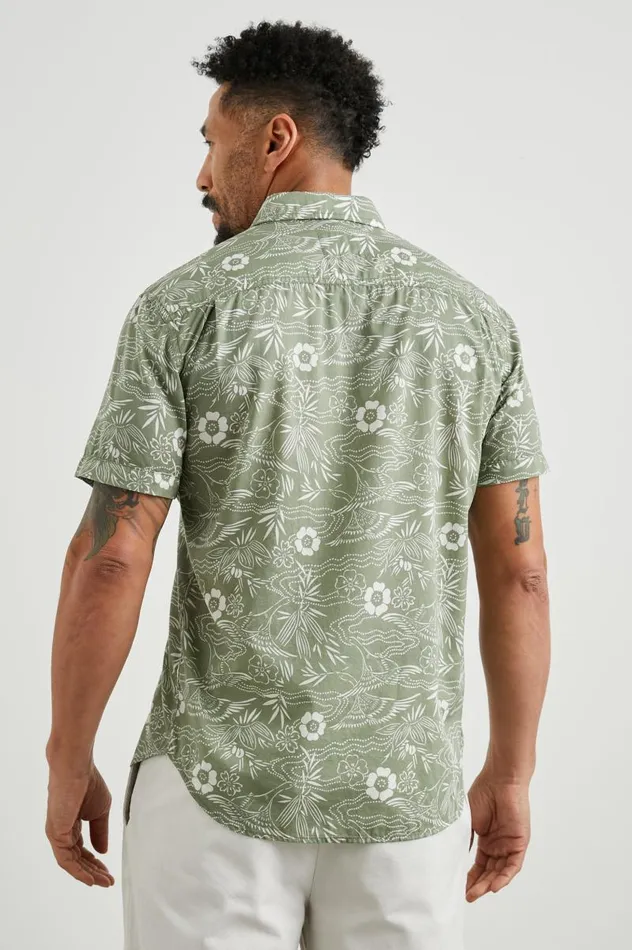 Rails Shirts Men MONACO SHIRT Japanese Stencil Fatigue