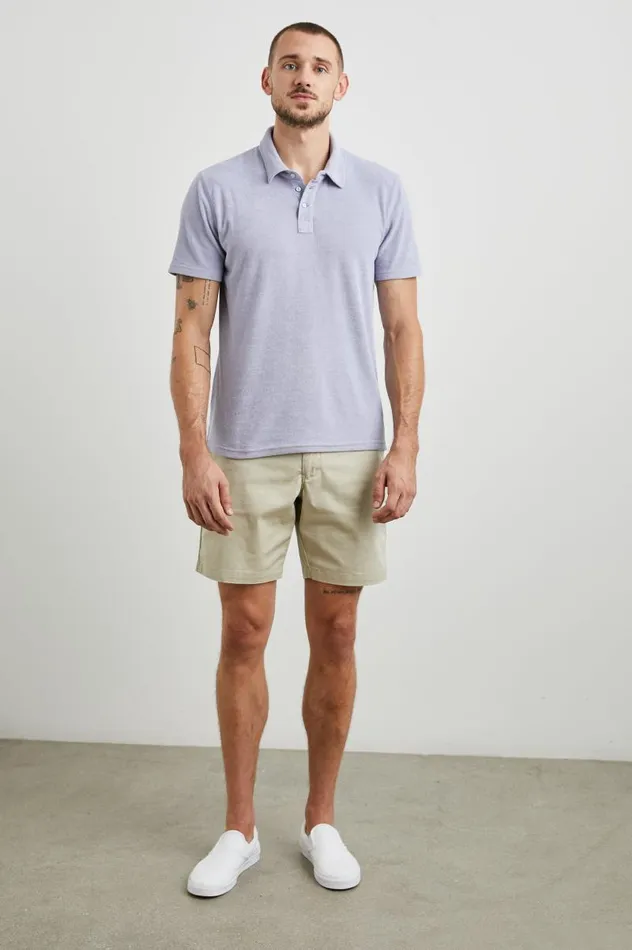 Rails Shirts Men RHEN POLO SHIRT French Lavender