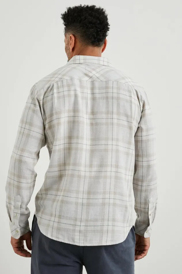 Rails Shirts Men WYATT SHIRT Tapir Agave Melange