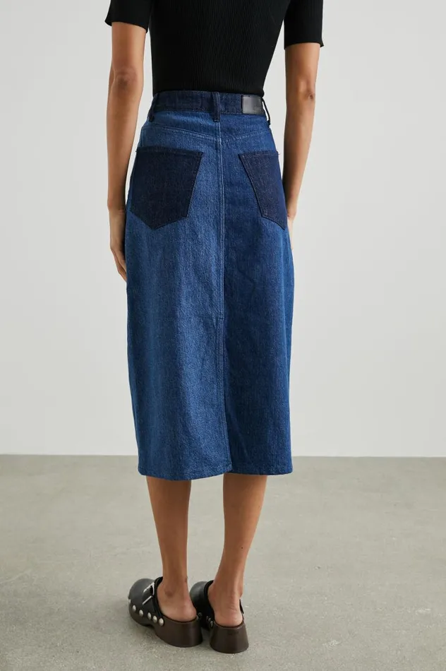 Rails Skirts Women HIGHLAND SKIRT Indigo Patchwork