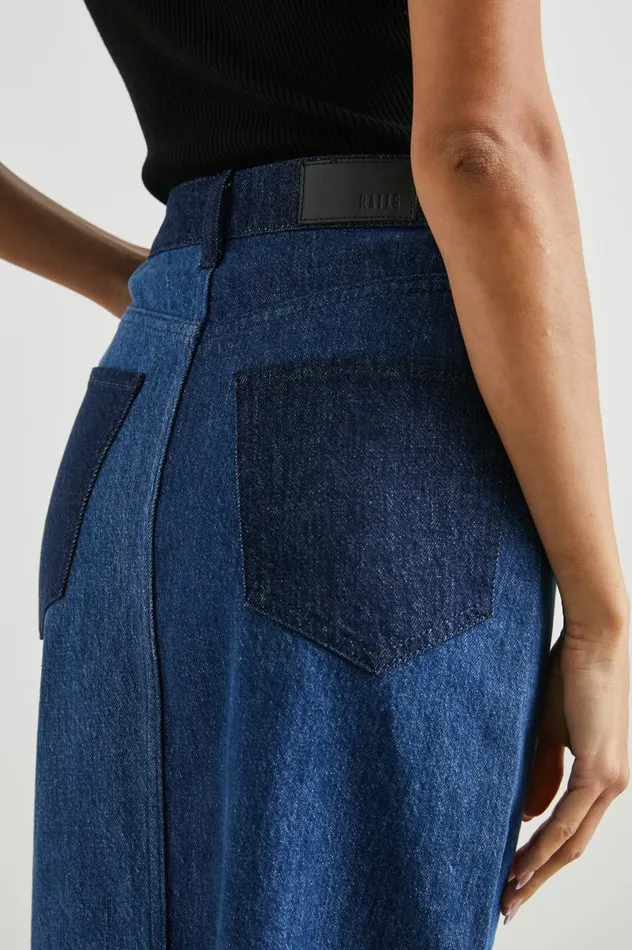 Rails Skirts Women HIGHLAND SKIRT Indigo Patchwork