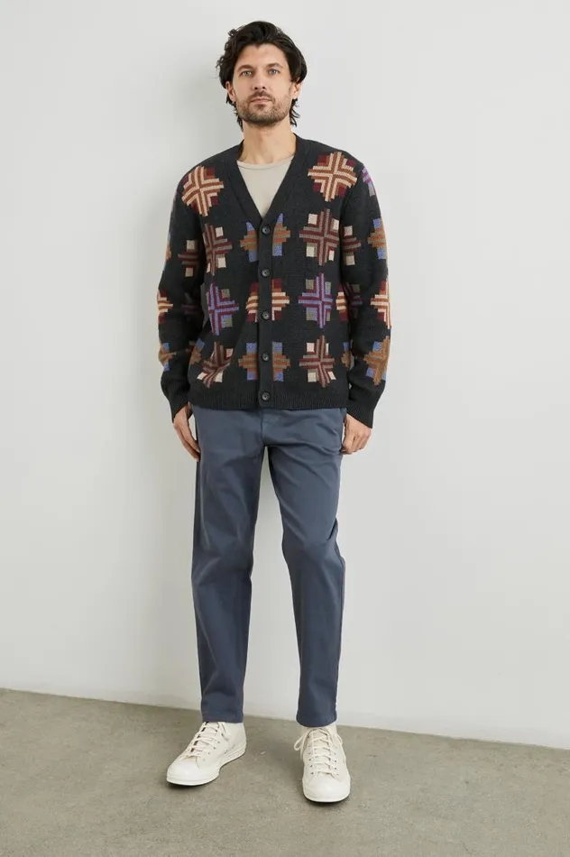 Rails Sweaters Men TAOS CARDIGAN Heirloom Patchwork