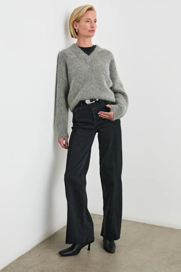 Rails Sweaters Women JODIE SWEATER Heather Grey
