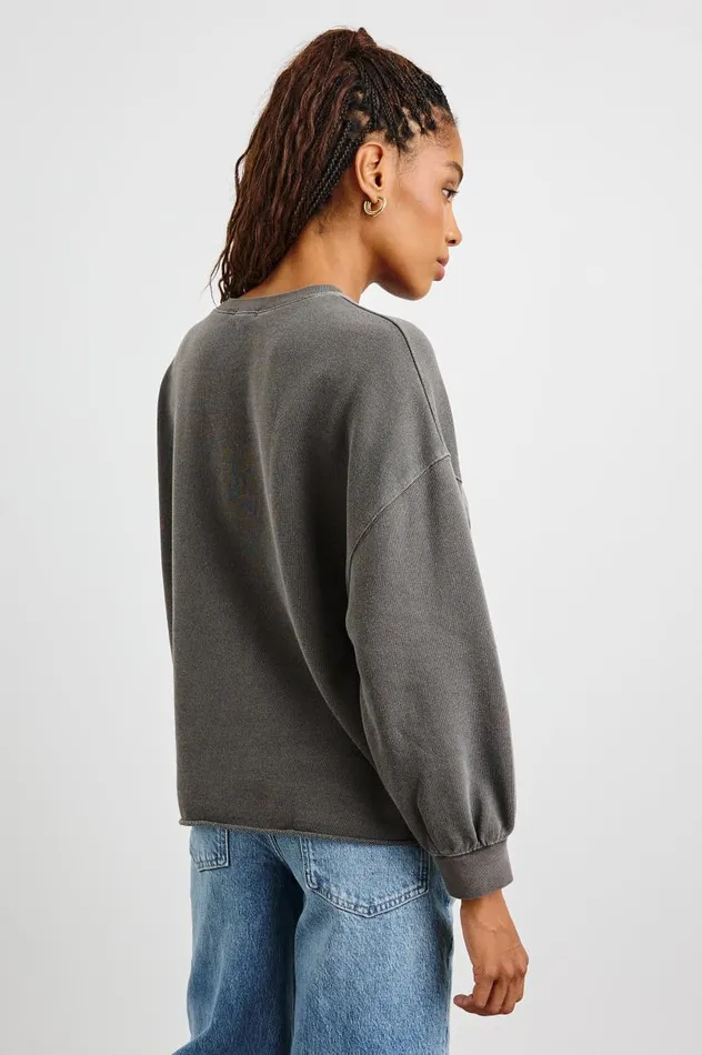 Rails Sweaters Women RAILS SIGNATURE SWEATSHIRT Vintage Black