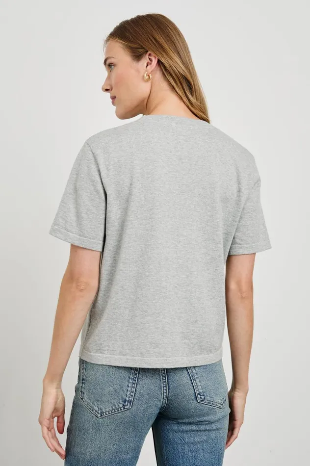 Rails Tees and Tanks Women COTTON CASHMERE TSHIRT Heather Grey