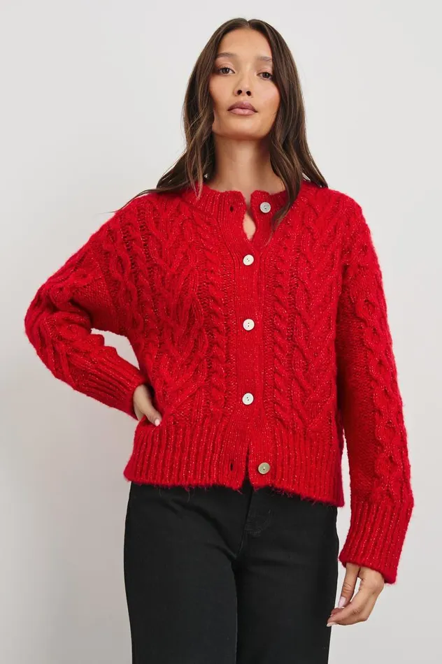 Rails Tops Women AMELIE SWEATER Scarlet