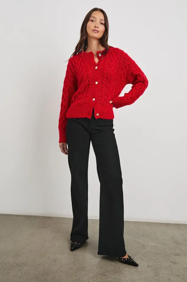 Rails Tops Women AMELIE SWEATER Scarlet