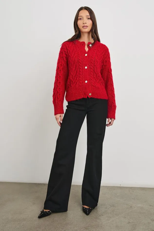 Rails Tops Women AMELIE SWEATER Scarlet
