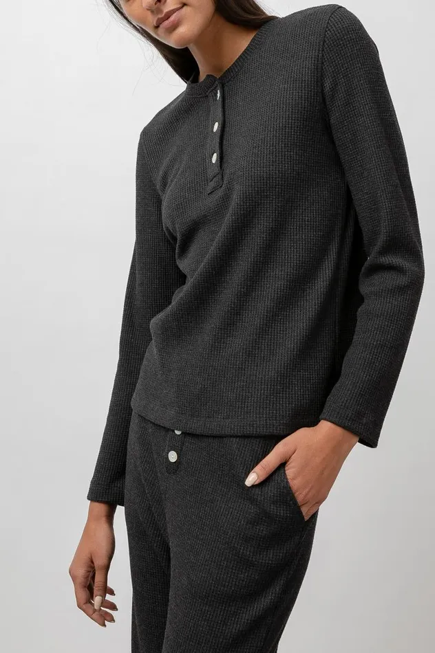 Rails Tops Women AVERY TOP Charcoal