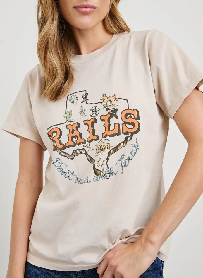 Rails Tops Women BOYFRIEND TSHIRT Rails Texas