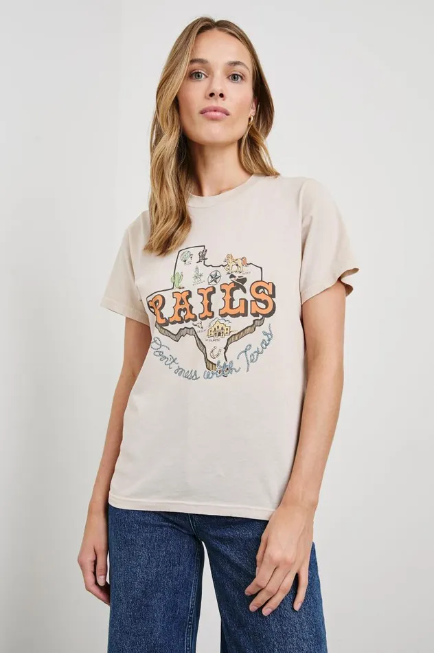 Rails Tops Women BOYFRIEND TSHIRT Rails Texas