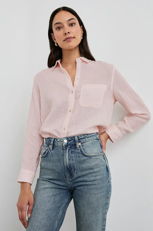 Rails Tops Women BREAST CANCER AWARENESS ELLIS SHIRT Petal