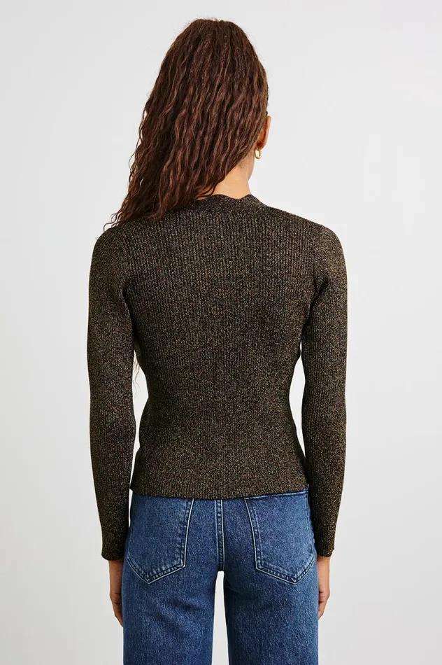Rails Tops Women DITA CARDIGAN Gold Lurex