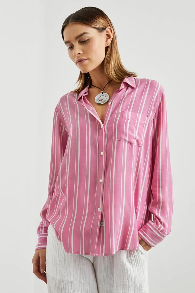 Rails Tops Women GAIA SHIRT Berry Stripe