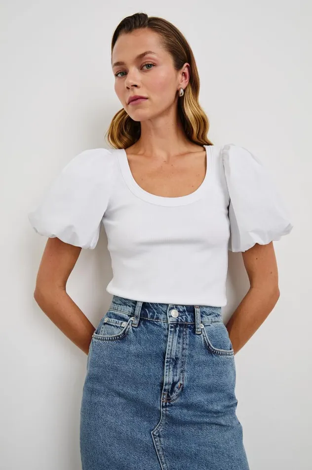 Rails Tops Women HALLIE TOP White
